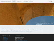 Tablet Screenshot of language-international.de